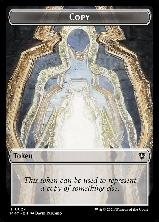 Copy TMKC-27 Murders at Karlov Manor Commander Tokens Magic card