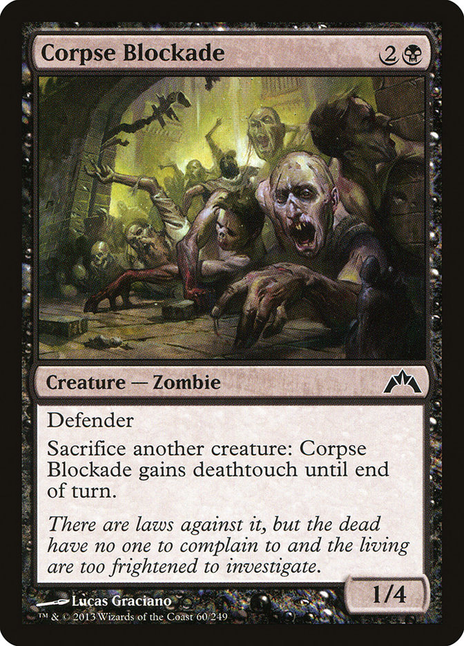 Corpse Blockade GTC-60 Gatecrash Magic card