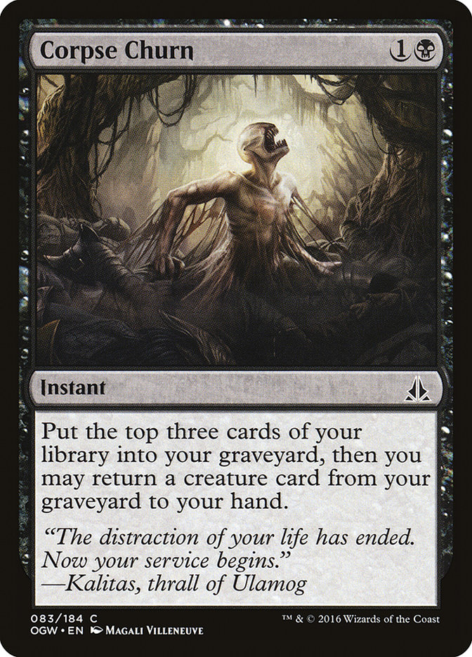 Corpse Churn OGW-83 Oath of the Gatewatch Magic card