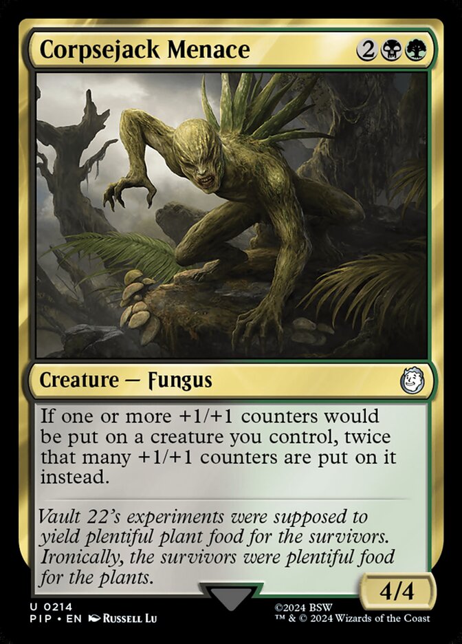 Corpsejack Menace PIP-214 Fallout Magic card