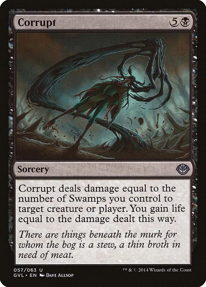 Corrupt GVL-57 Duel Decks Anthology: Garruk vs. Liliana Magic card