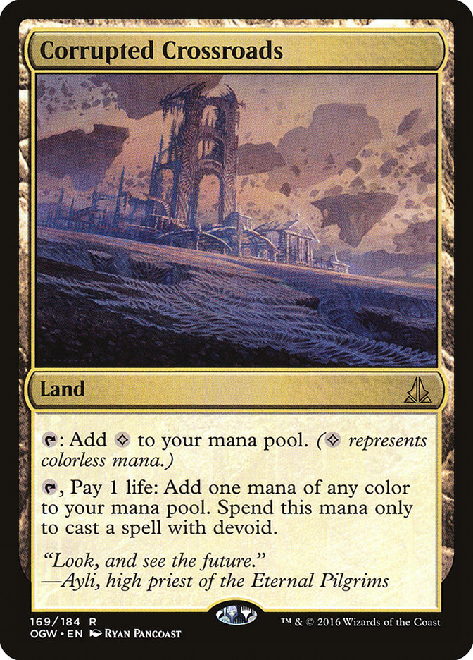 Corrupted Crossroads OGW-169 Oath of the Gatewatch Magic card