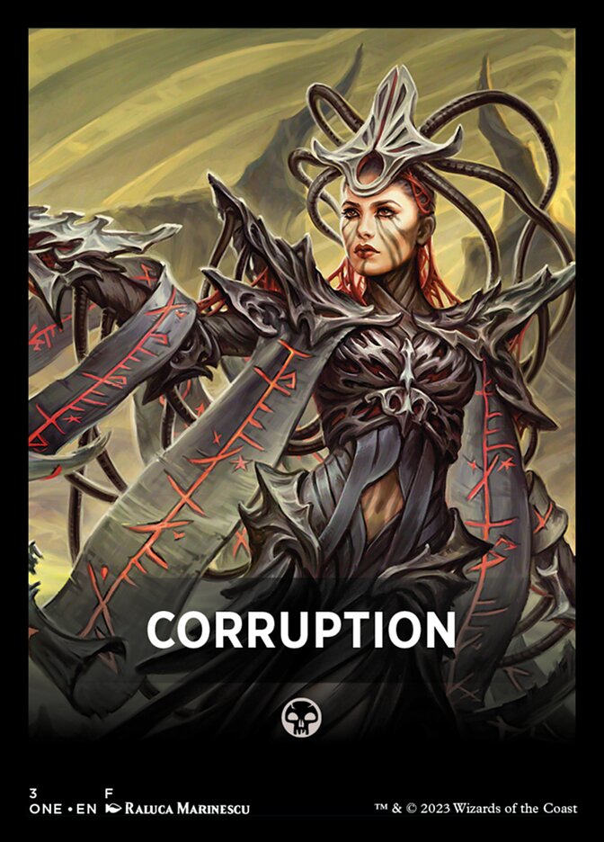 Corruption FONE-3 Phyrexia: All Will Be One Jumpstart Front Cards Magic card