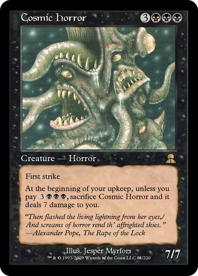 Cosmic Horror ME3-61 Masters Edition III Magic card