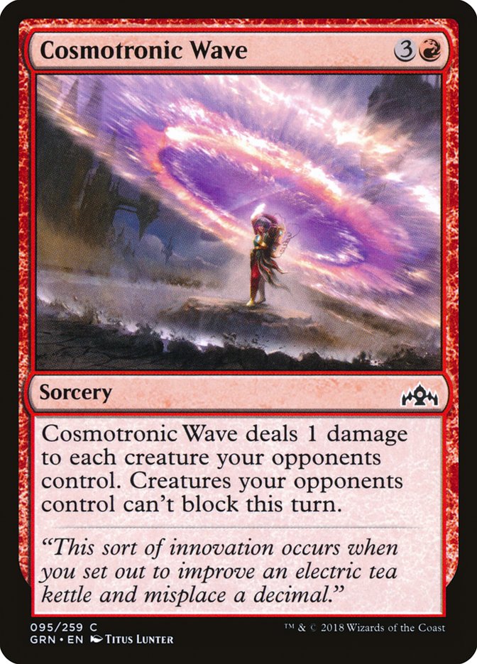 Cosmotronic Wave GRN-95 Guilds of Ravnica Magic card