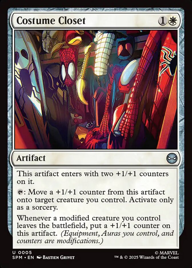 Costume Closet SPM-5 Marvel's Spider-Man Magic card