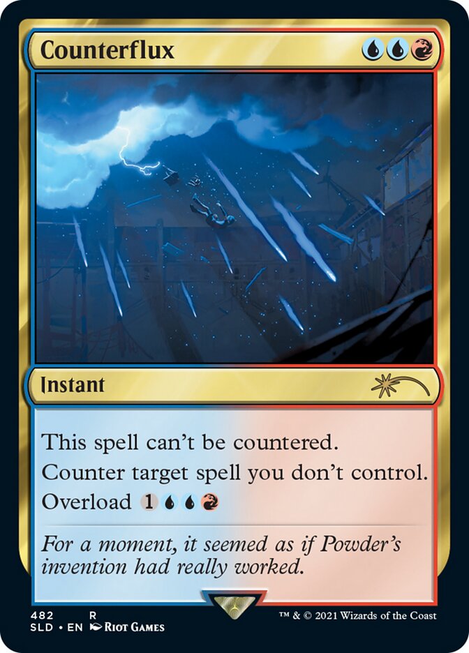 Counterflux SLD-482 Secret Lair Drop Magic card