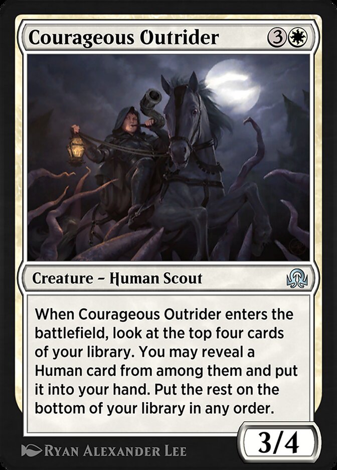 Courageous Outrider SIR-20 Shadows over Innistrad Remastered Magic card