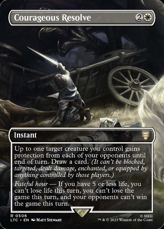 Courageous Resolve LTC-506 Tales of Middle-earth Commander Magic card