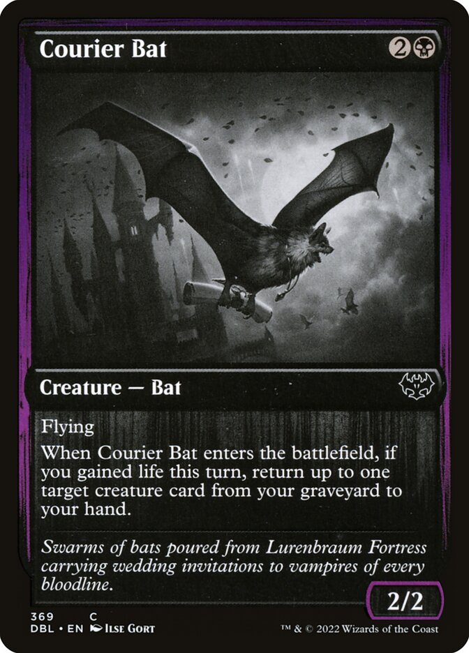Courier Bat DBL-369 Innistrad: Double Feature Magic card