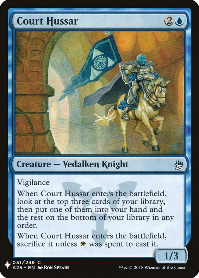Court Hussar PLST-A25-51 The List Magic card