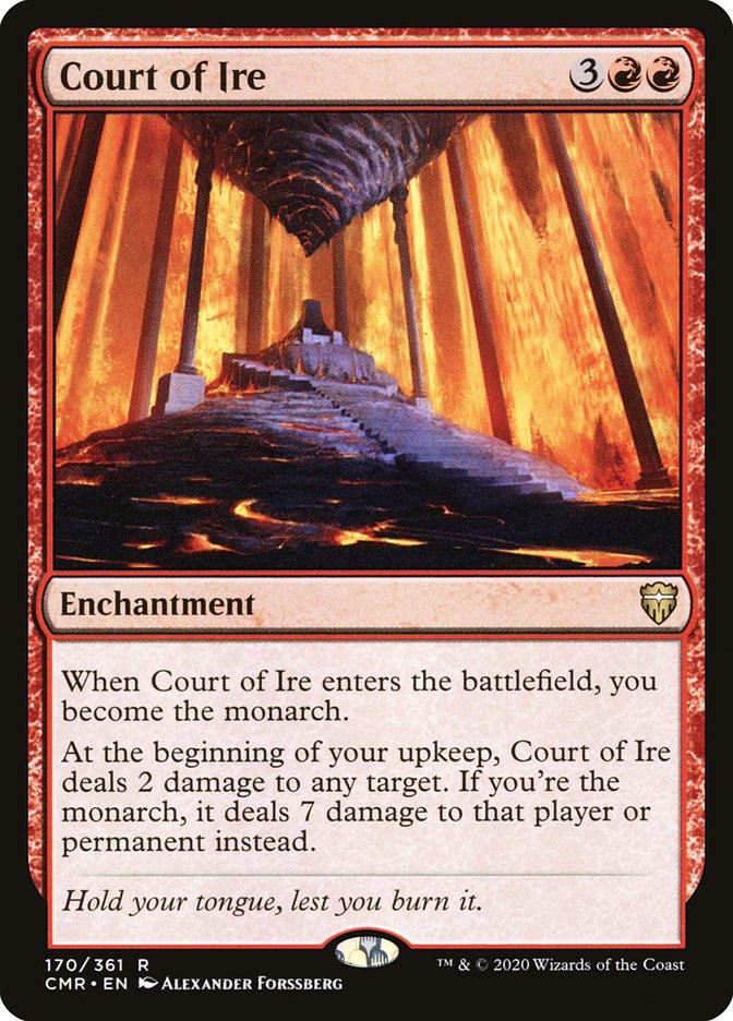Court of Ire CMR-170 Commander Legends Magic card
