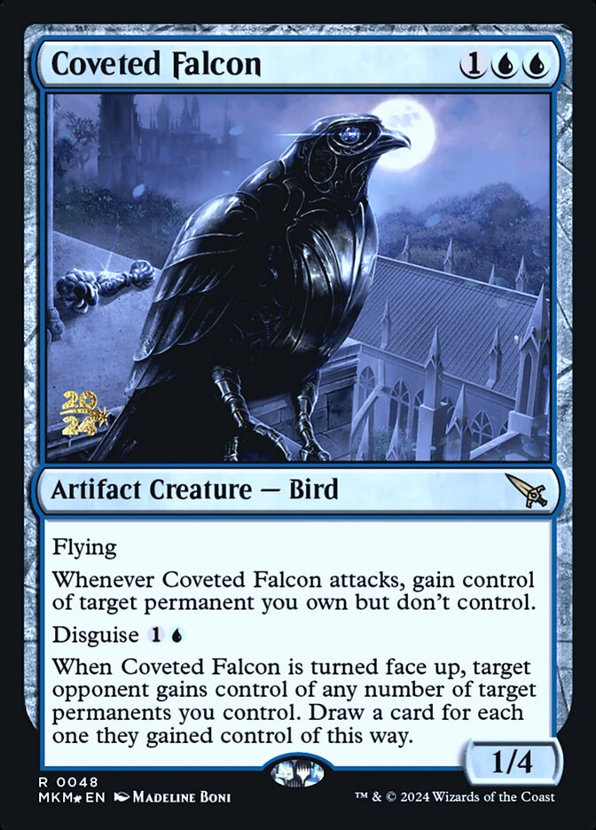 Coveted Falcon PMKM-48S Murders at Karlov Manor Promos Magic card