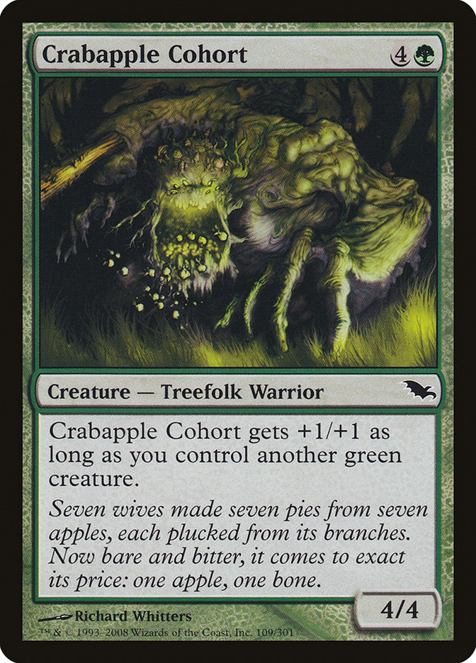 Crabapple Cohort SHM-109 Shadowmoor Magic card