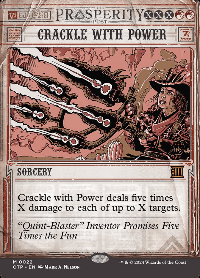 Crackle with Power OTP-22 Breaking News Magic card