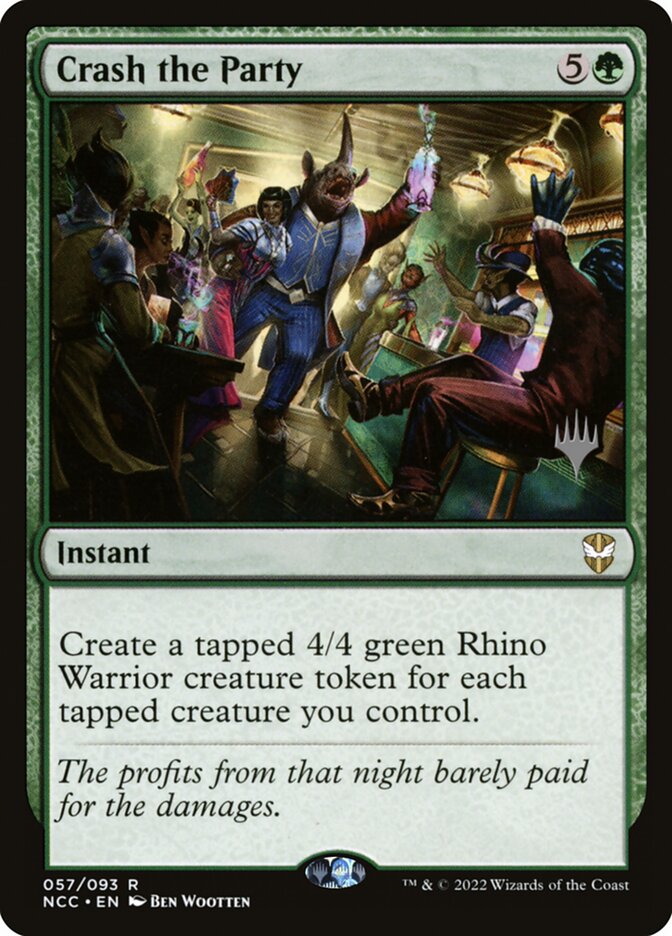Crash the Party PNCC-57P New Capenna Commander Promos Magic card