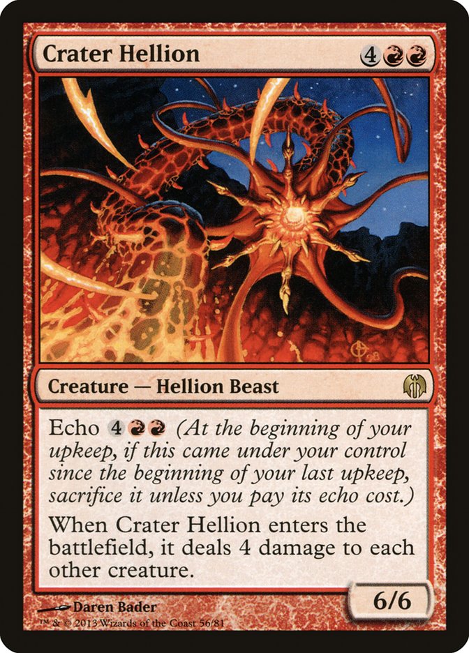 Crater Hellion DDL-56 Duel Decks: Heroes vs. Monsters Magic card