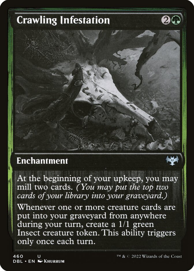 Crawling Infestation DBL-460 Innistrad: Double Feature Magic card