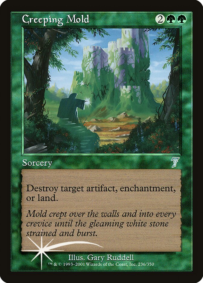 Creeping Mold 7ED-236STAR Seventh Edition Magic card