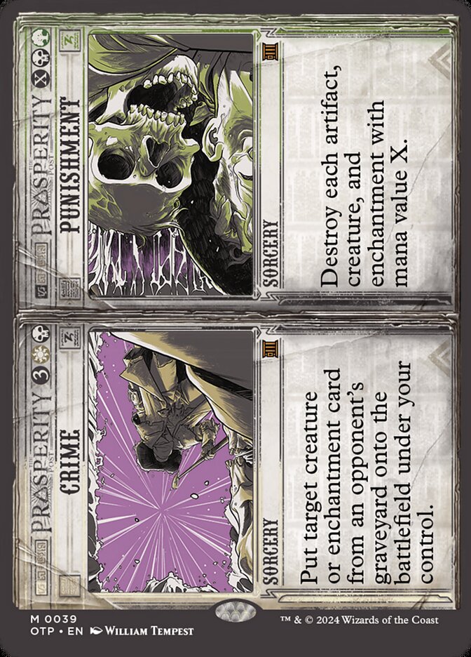Crime // Punishment OTP-39 Breaking News Magic card