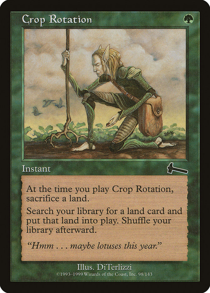Crop Rotation ULG-98 Urza's Legacy Magic card