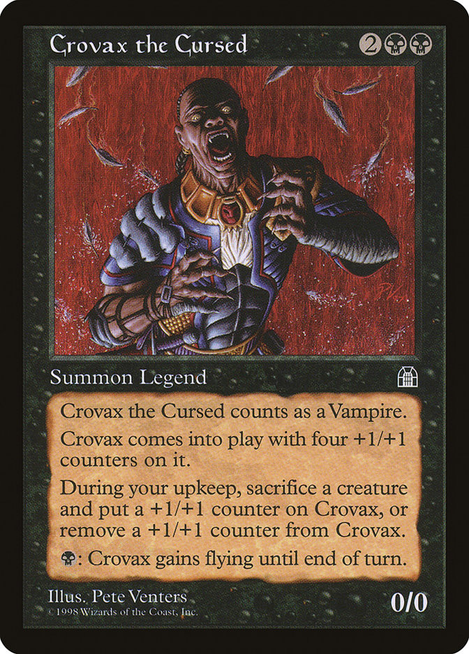 Crovax the Cursed STH-55 Stronghold Magic card