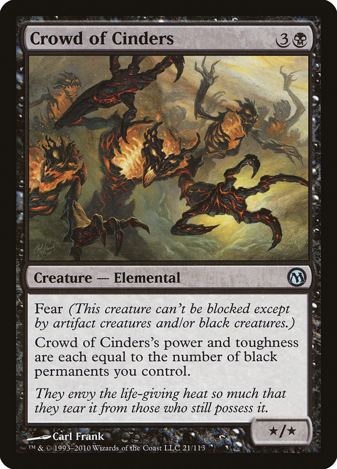 Crowd of Cinders DPA-21 Duels of the Planeswalkers Magic card