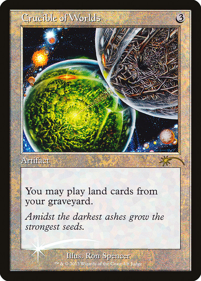 Crucible of Worlds J13-4 Judge Gift Cards 2013 Magic card