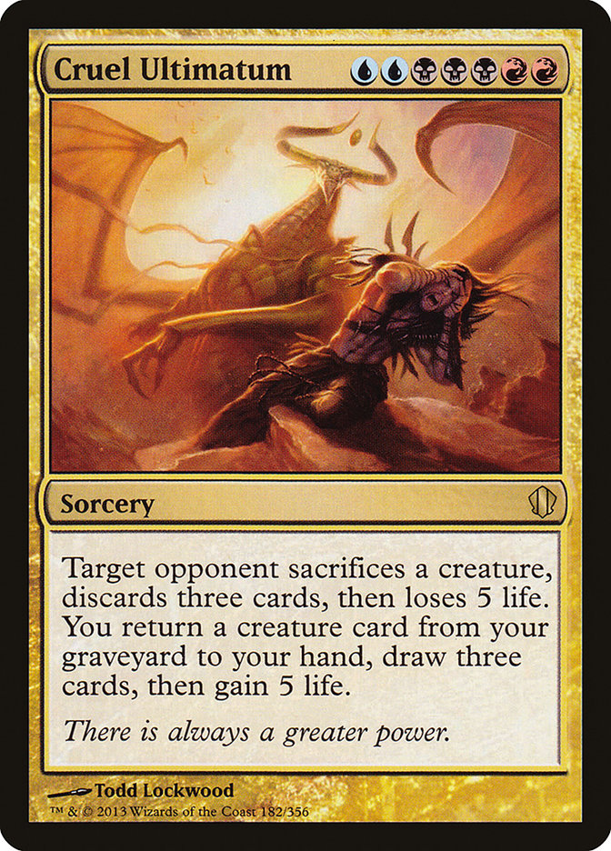 Cruel Ultimatum C13-182 Commander 2013 Magic card
