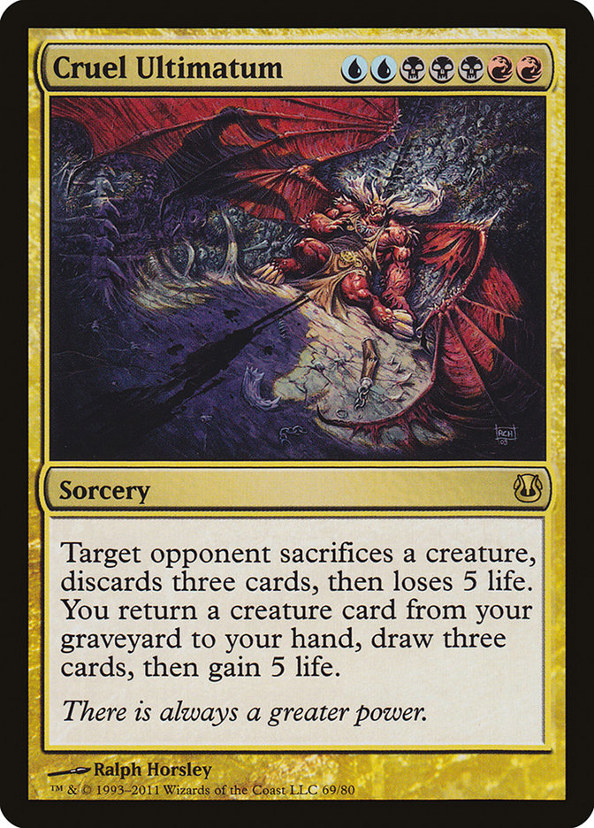 Cruel Ultimatum DDH-69 Duel Decks: Ajani vs. Nicol Bolas Magic card