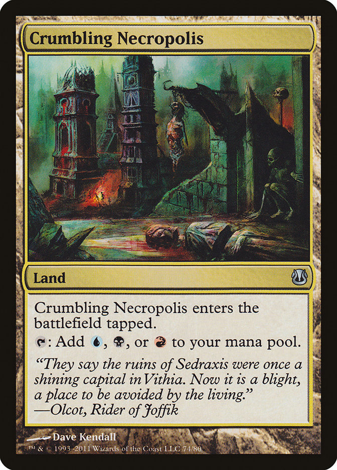 Crumbling Necropolis DDH-74 Duel Decks: Ajani vs. Nicol Bolas Magic card