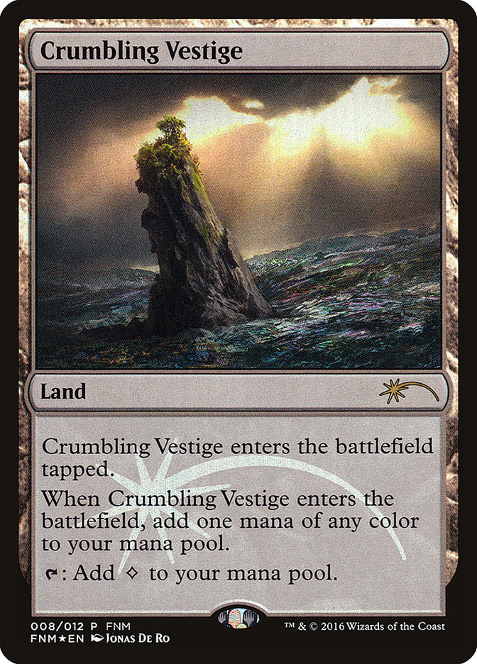 Crumbling Vestige F16-8 Friday Night Magic 2016 Magic card