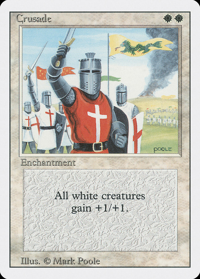 Crusade 3ED-15 Revised Edition Magic card