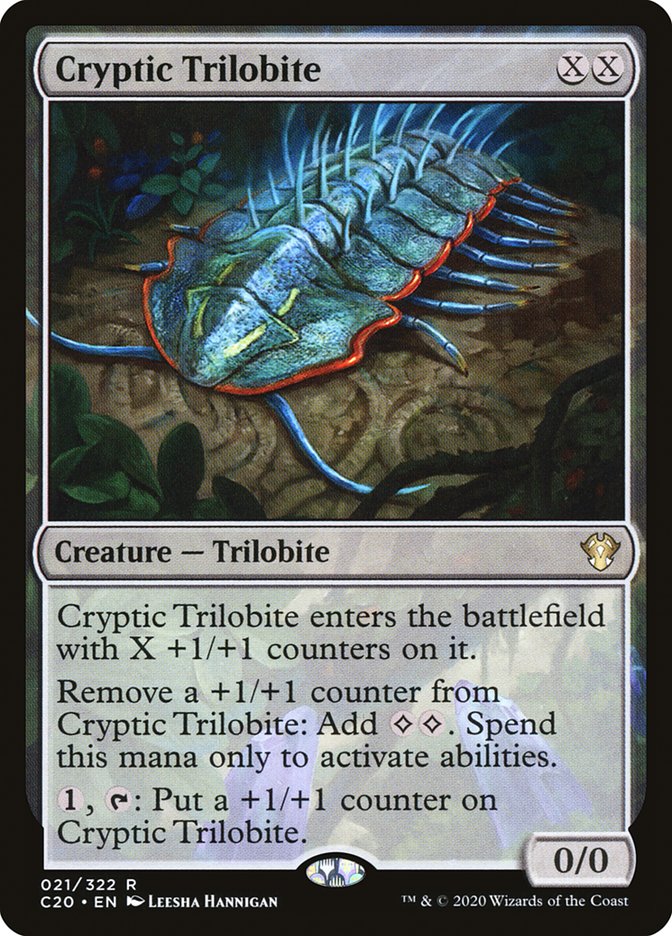 Cryptic Trilobite C20-21 Commander 2020 Magic card