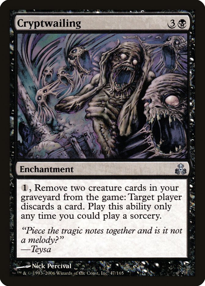 Cryptwailing GPT-47 Guildpact Magic card