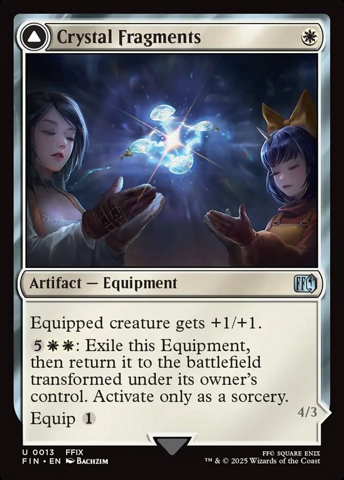 Crystal Fragments // Summon: Alexander FIN-13 Final Fantasy Magic card