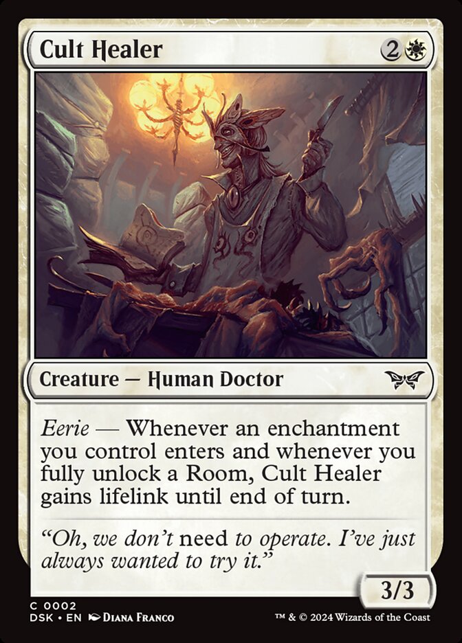 Cult Healer DSK-2 Duskmourn: House of Horror Magic card
