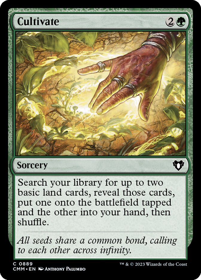 Cultivate CMM-889 Commander Masters Magic card