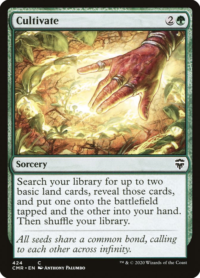Cultivate CMR-424 Commander Legends Magic card