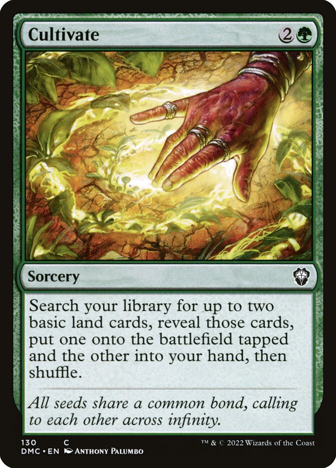 Cultivate DMC-130 Dominaria United Commander Magic card