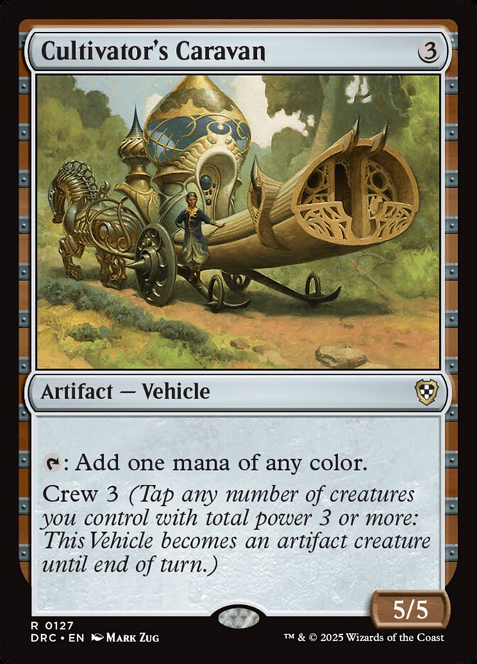 Cultivator's Caravan DRC-127 Aetherdrift Commander Magic card