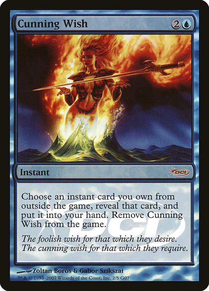 Cunning Wish G07-2 Judge Gift Cards 2007 Magic card