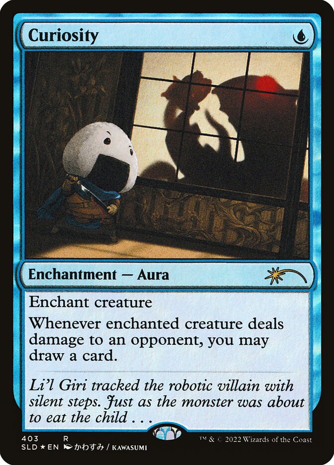 Curiosity SLD-403 Secret Lair Drop Magic card