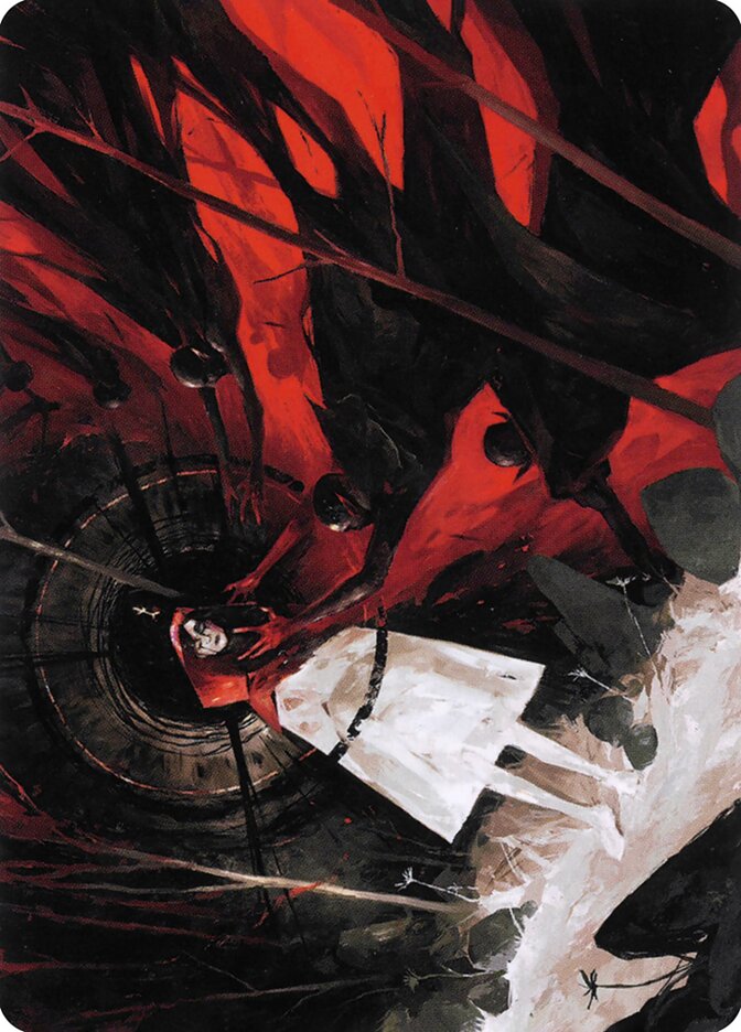 Curse of Hospitality // Curse of Hospitality AVOW-41 Crimson Vow Art Series Magic card