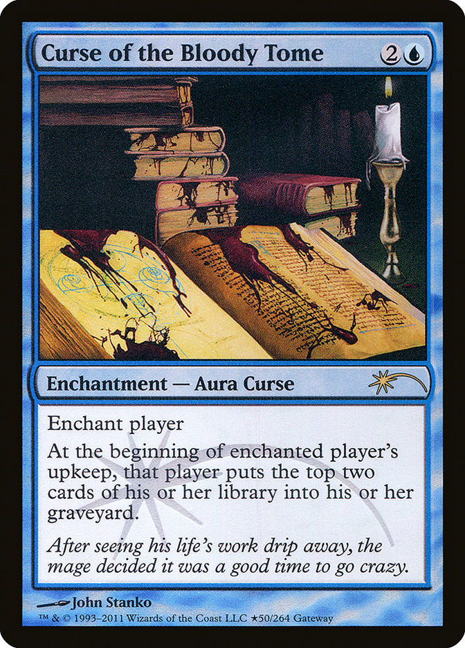 Curse of the Bloody Tome PW11-80 Wizards Play Network 2011 Magic card