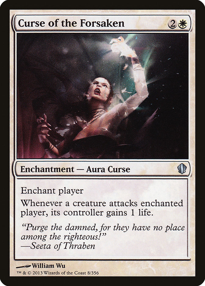 Curse of the Forsaken C13-8 Commander 2013 Magic card