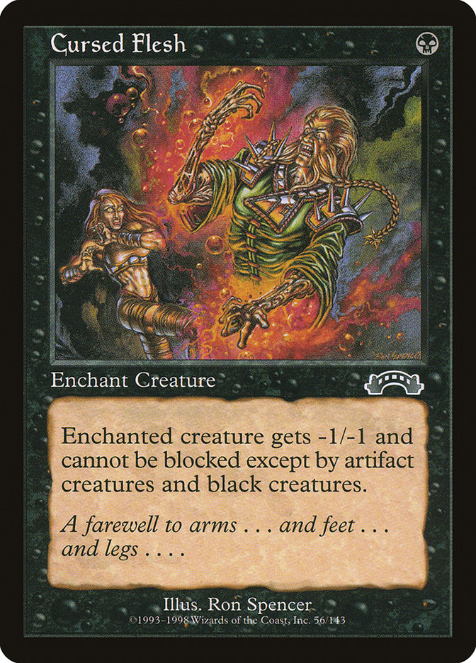Cursed Flesh EXO-56 Exodus Magic card