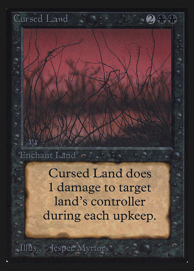 Cursed Land CEI-98 Intl. Collectors' Edition Magic card