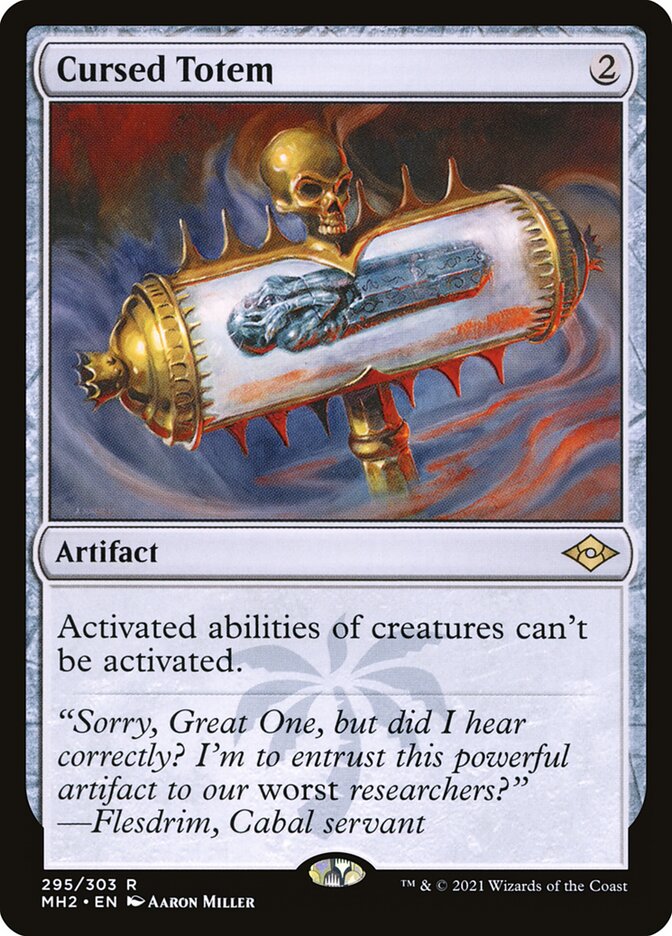 Cursed Totem MH2-295 Modern Horizons 2 Magic card