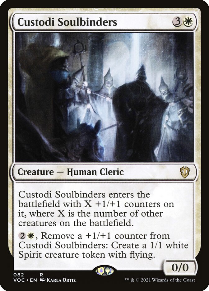 Custodi Soulbinders VOC-82 Crimson Vow Commander Magic card